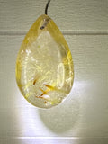 Gold Rutile Pendant