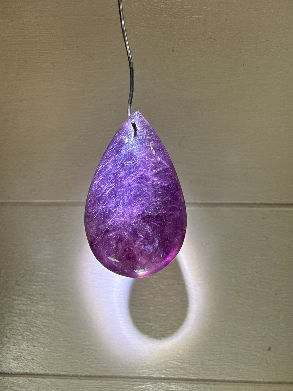 Purple Mica Pendant