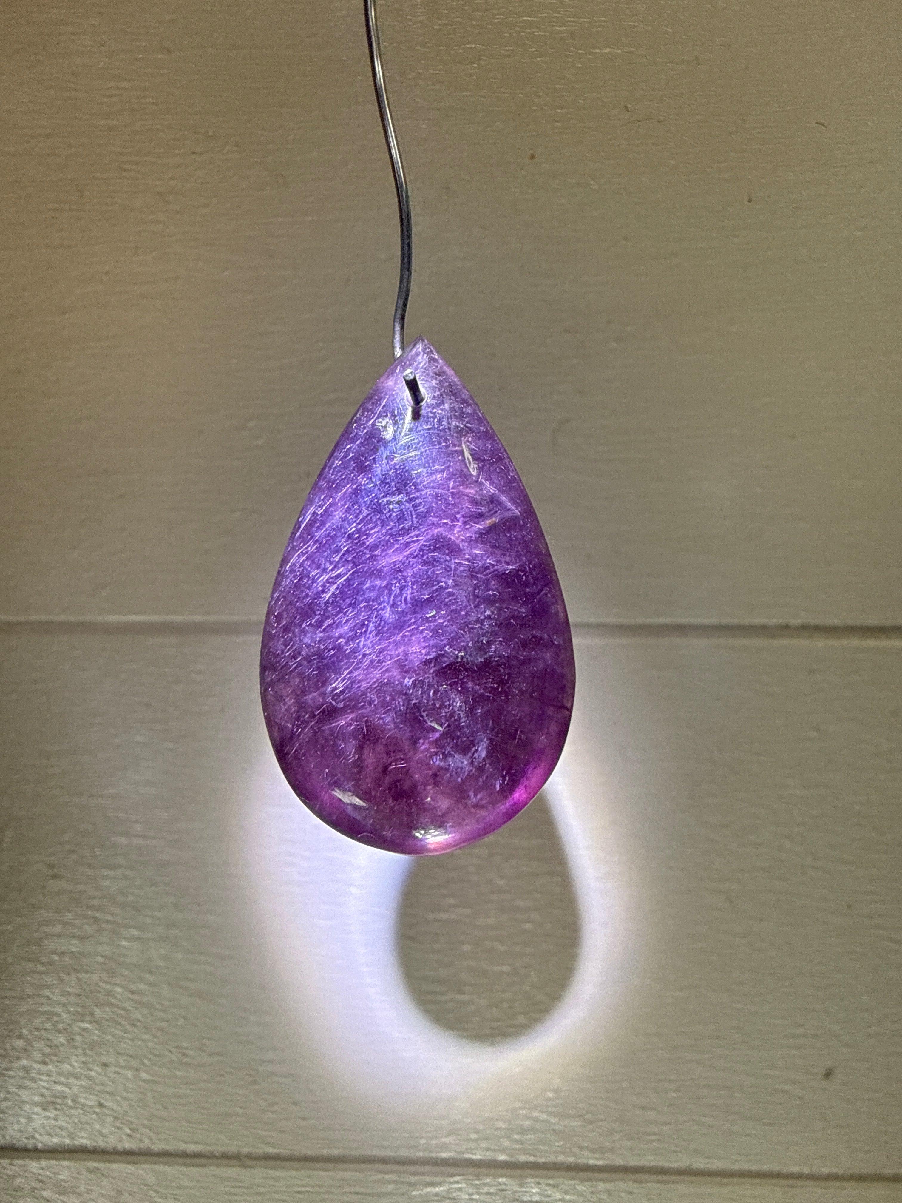 Purple Mica Pendant