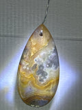 Crazy Lace Agate Pendant