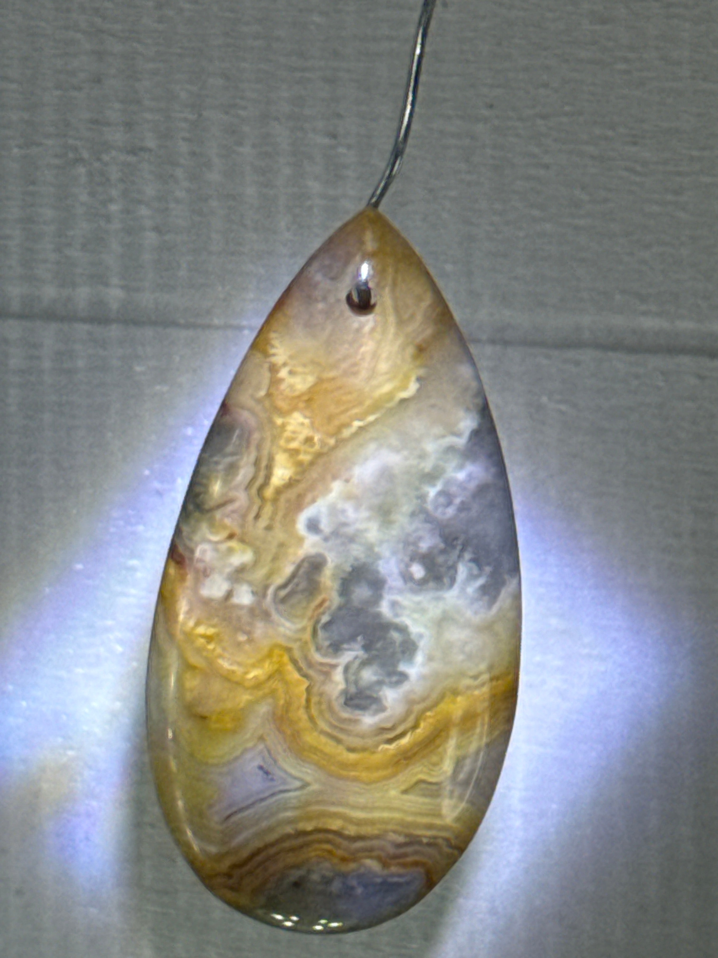 Crazy Lace Agate Pendant