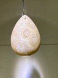 Fossil Coral Pendant