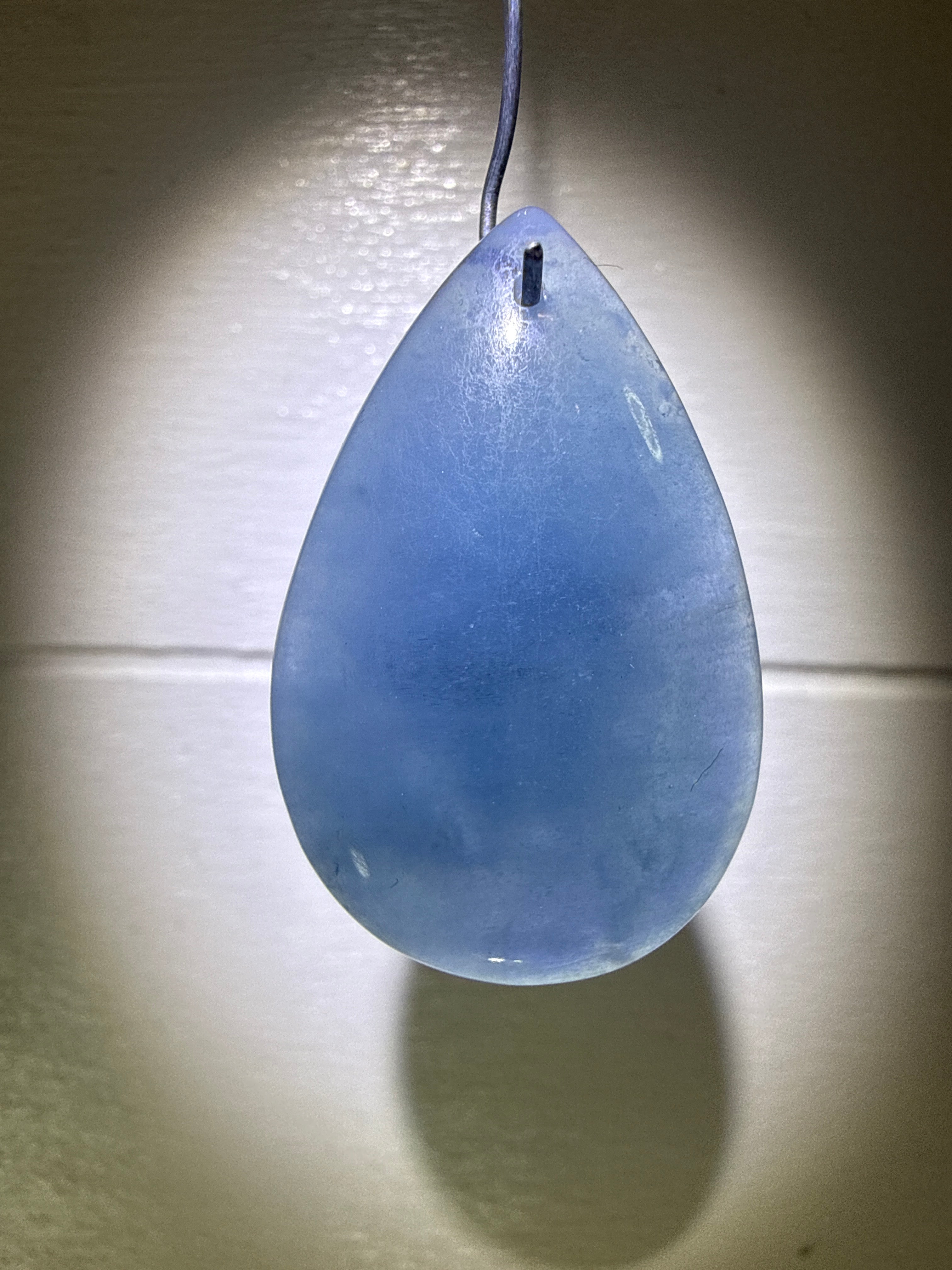 Aquamarine Teardrop Pendant