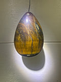 Blue and Gold Tigers Eye Pendant