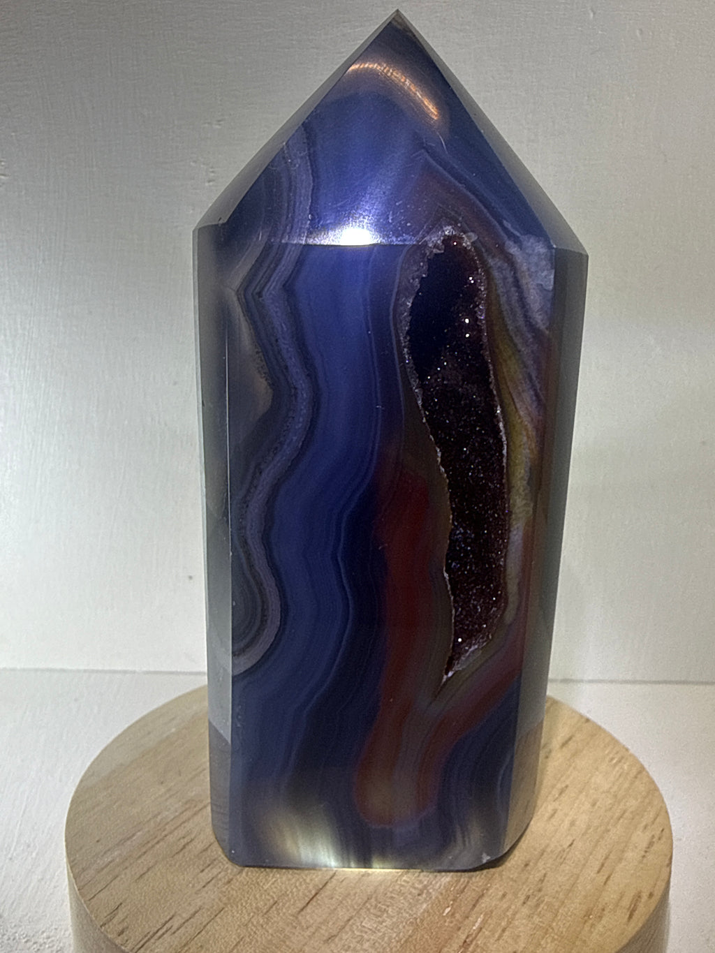 Druzy Agate Tower