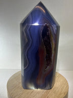 Druzy Agate Tower