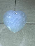 Aquamarine Heart Pendant