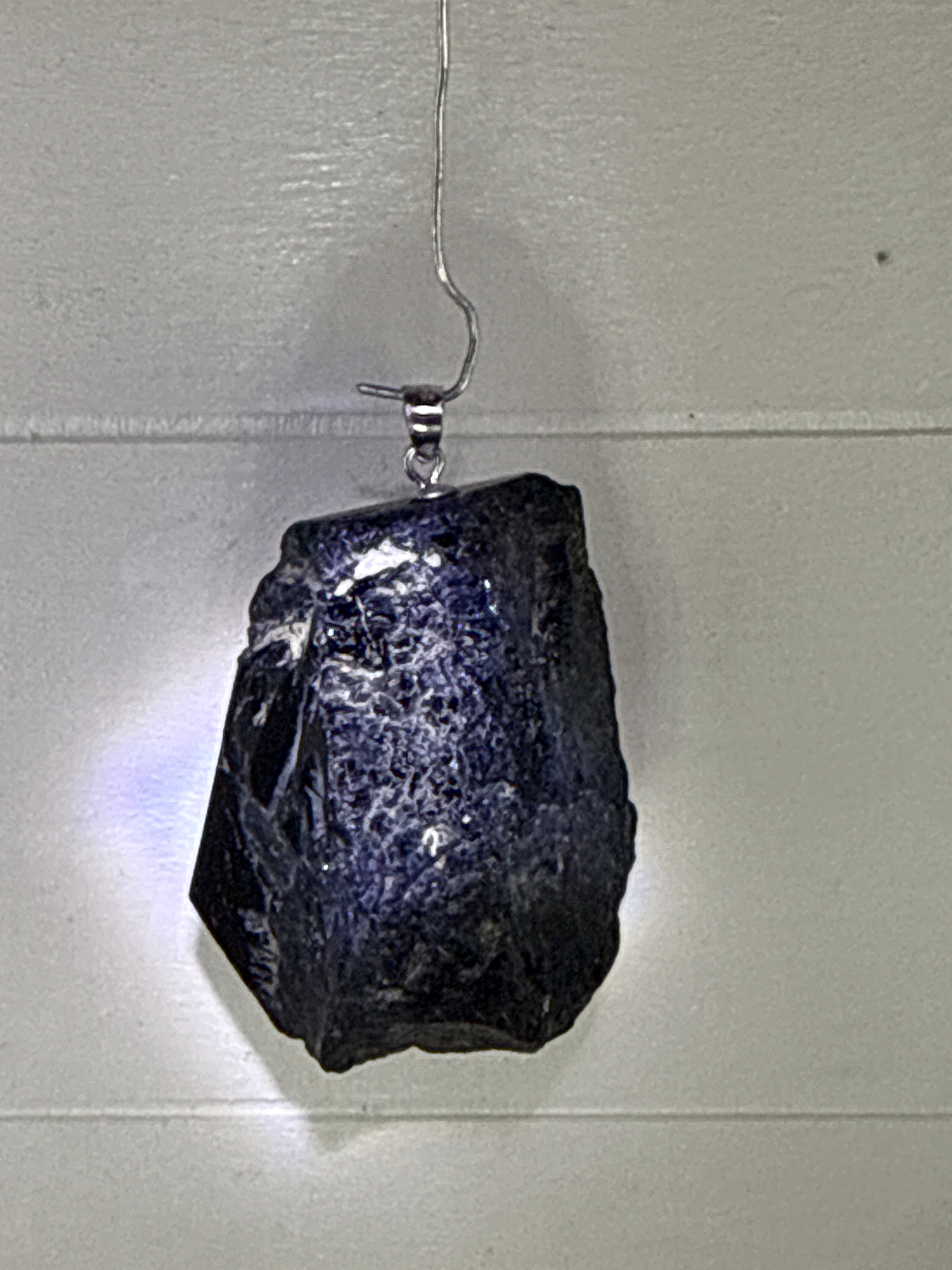Raw Black Tourmaline Pendant