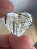 Copper Rutile Heart Pendant