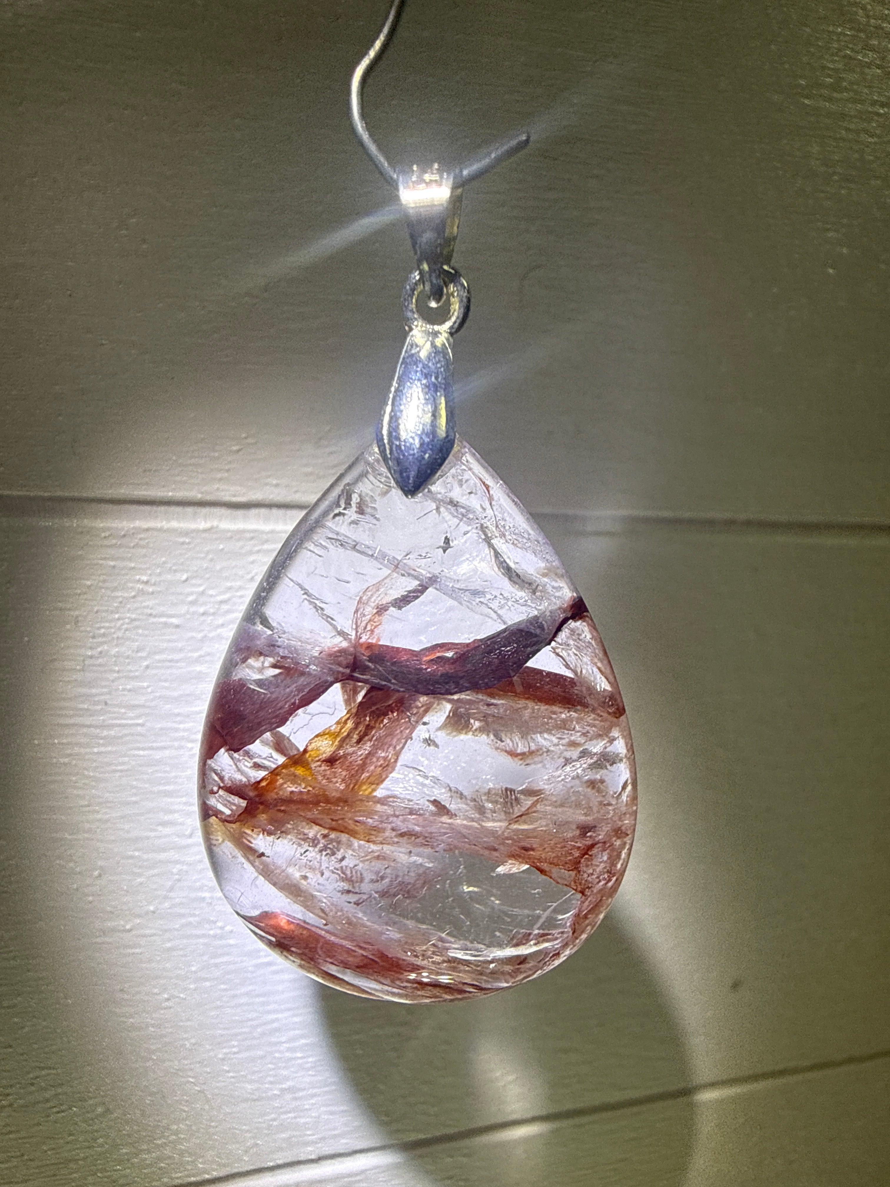 Fire Quartz Pendant