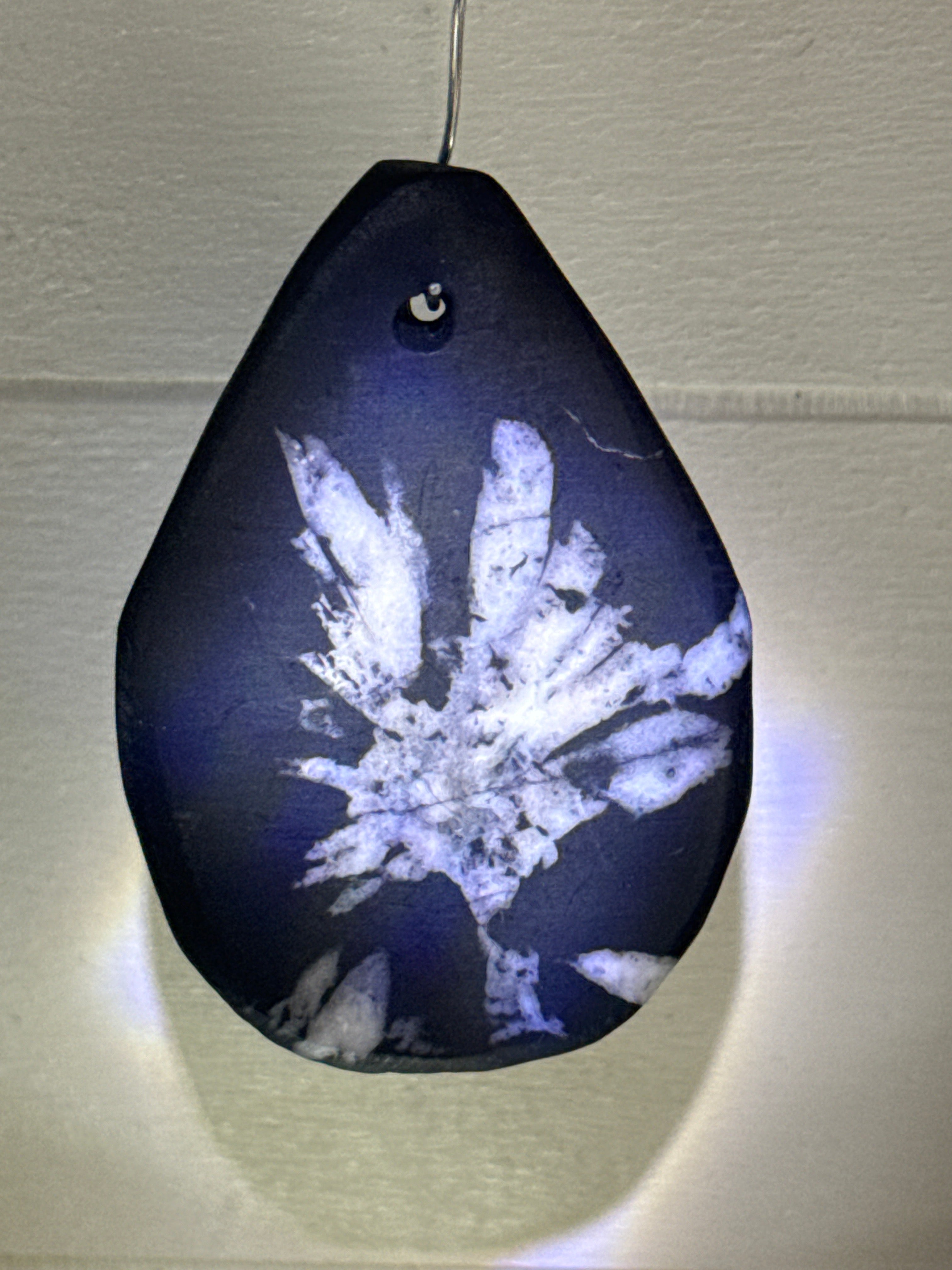 Chrysanthemum Stone Pendant