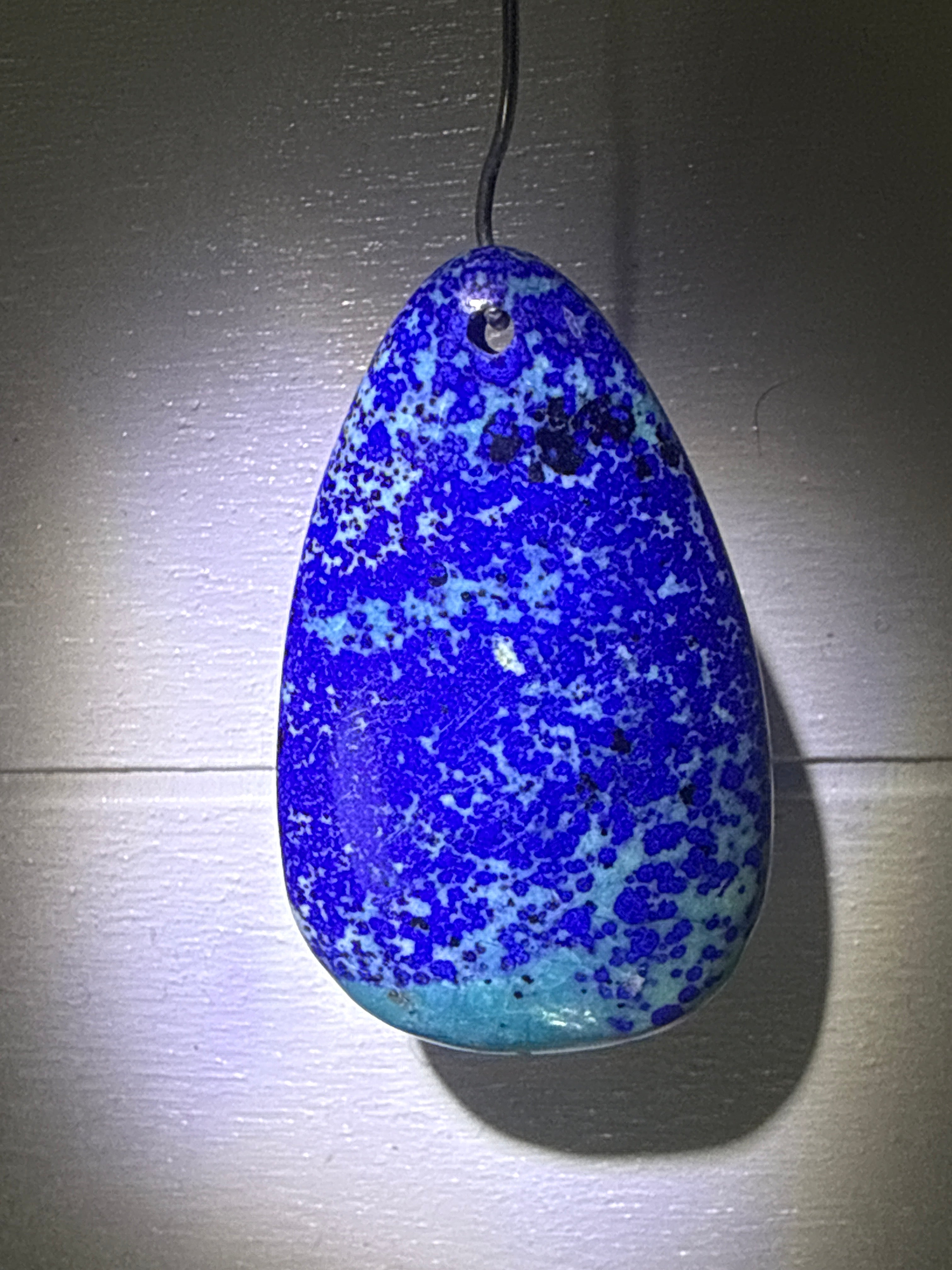 Azurite and Chrysocolla Pendant
