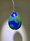 Azurite & Malacholla Pendant