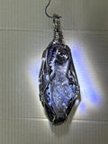 Quartz Geode Wire Wrapped Pendant