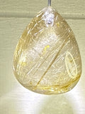 Gold Rutile Pendant