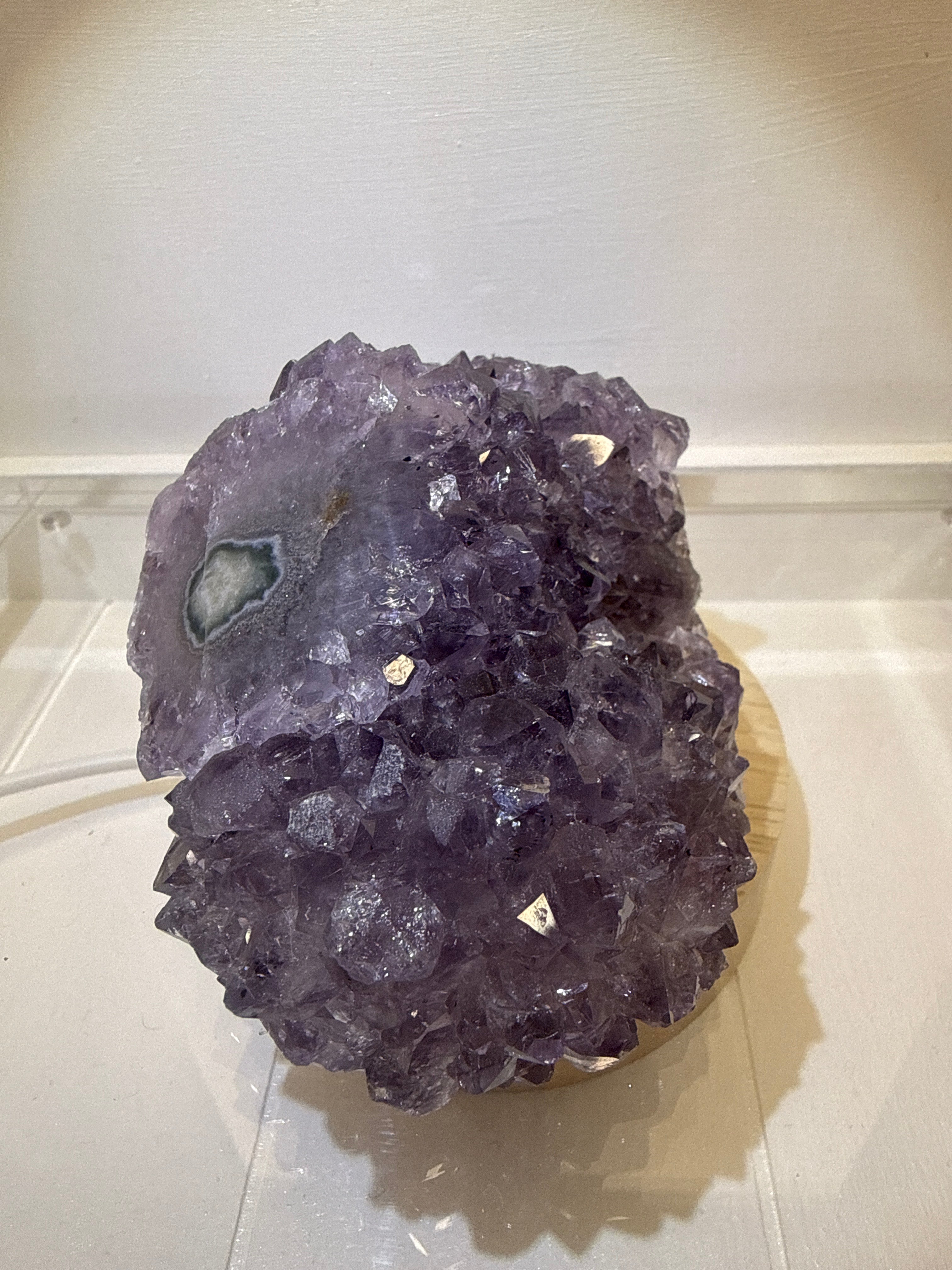 Amethyst with Stalactites