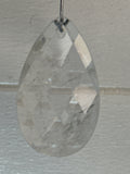 Faceted Clear Quartz Pendant