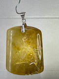 Gold Rutile Pendant