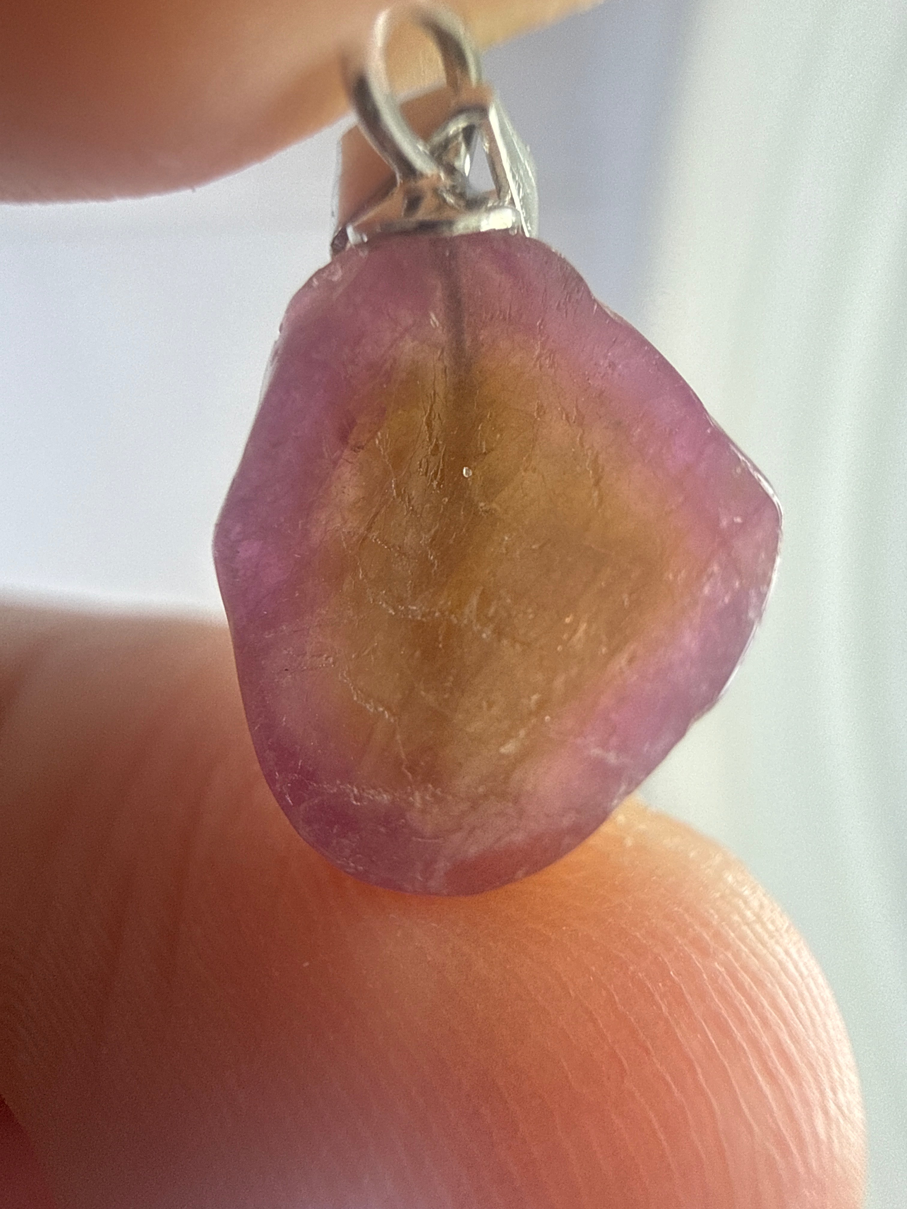 Watermelon Tourmaline Pendant