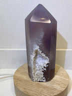 Druzy Agate Tower