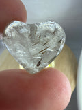 Copper Rutile Heart Pendant