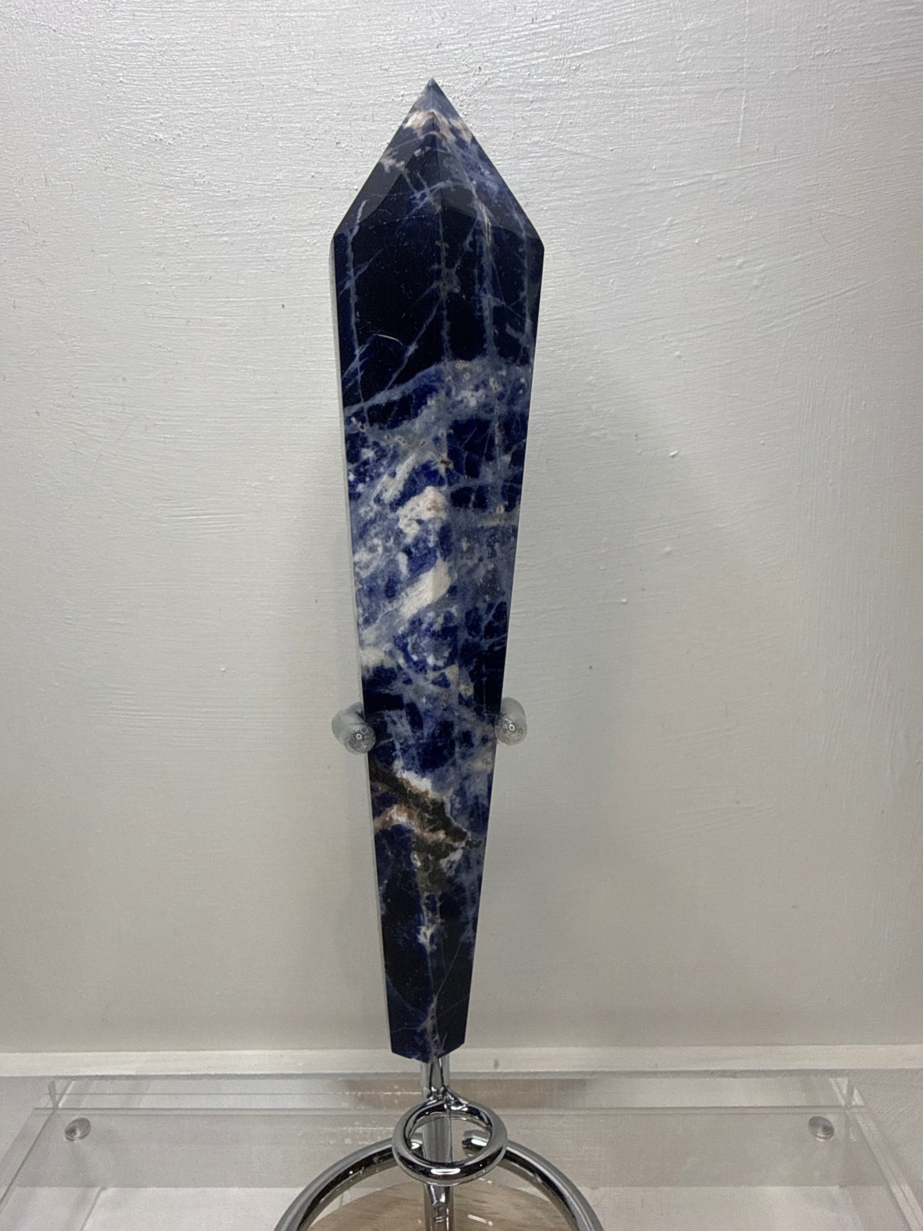 Sodalite Wand with Stand