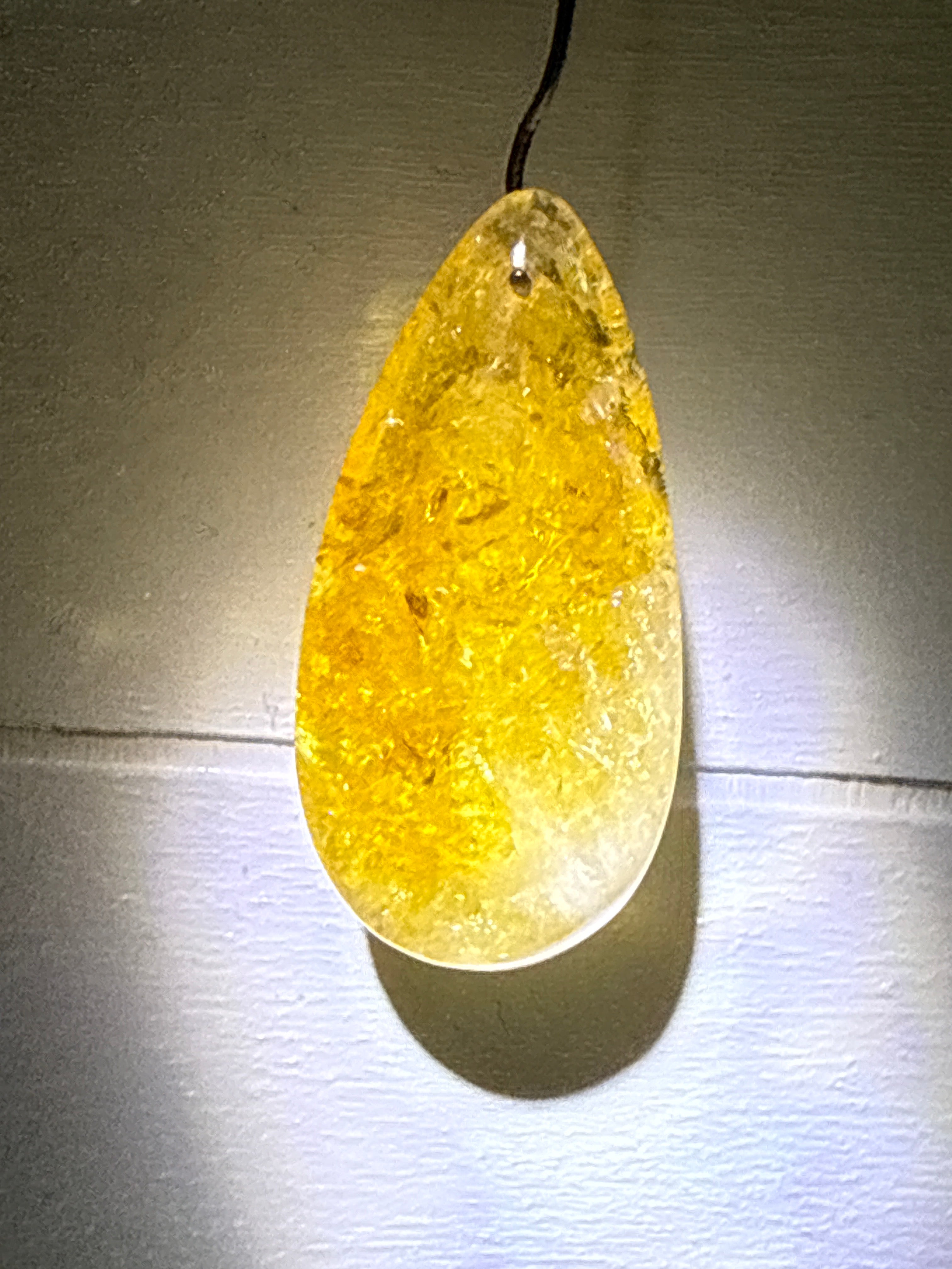 Heat Treated Amethyst Pendant