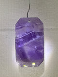 Faceted Dream Amethyst Pendant
