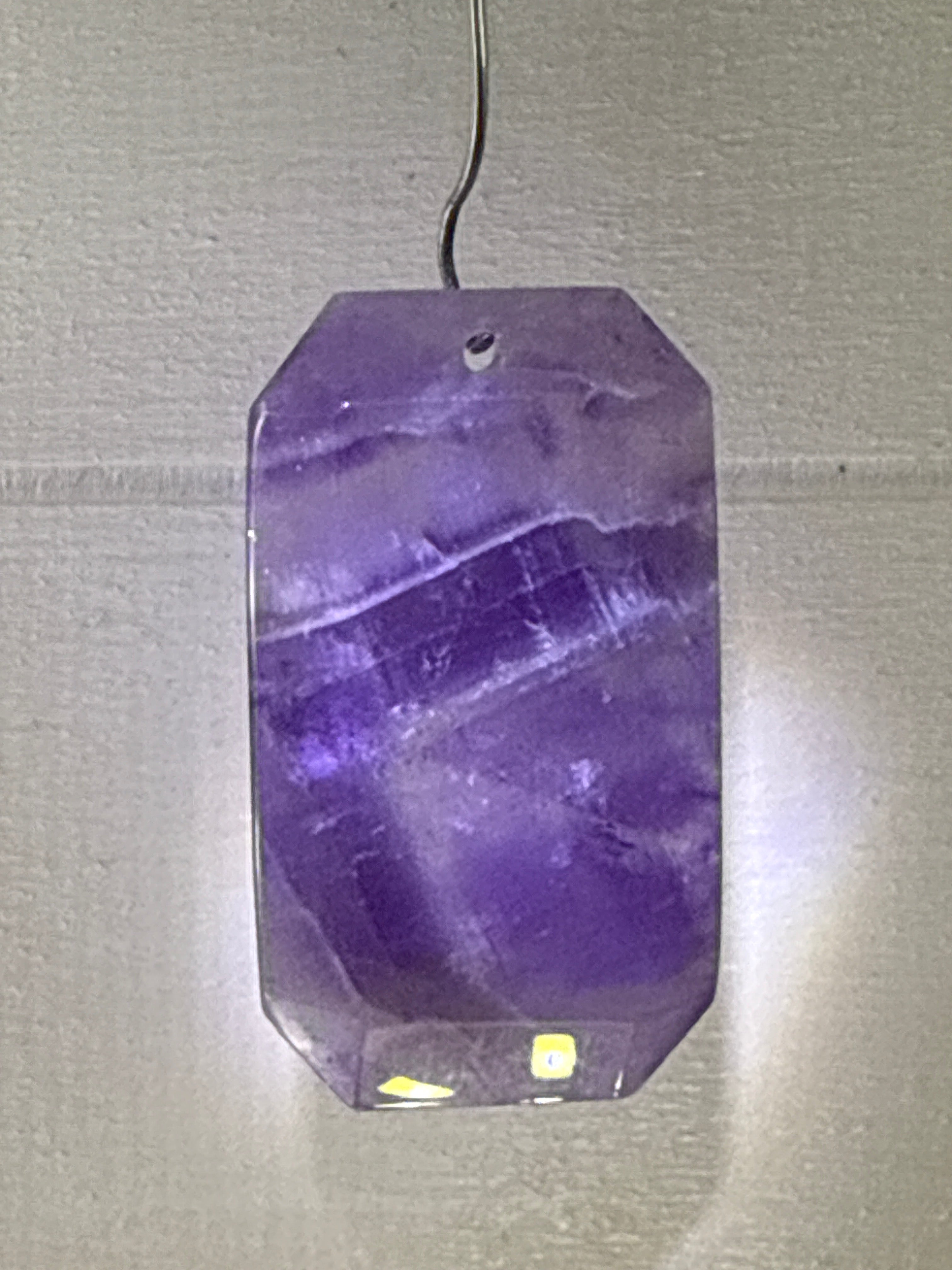 Faceted Dream Amethyst Pendant