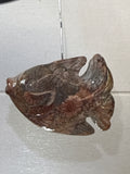 Fossil Coral Fish Pendant