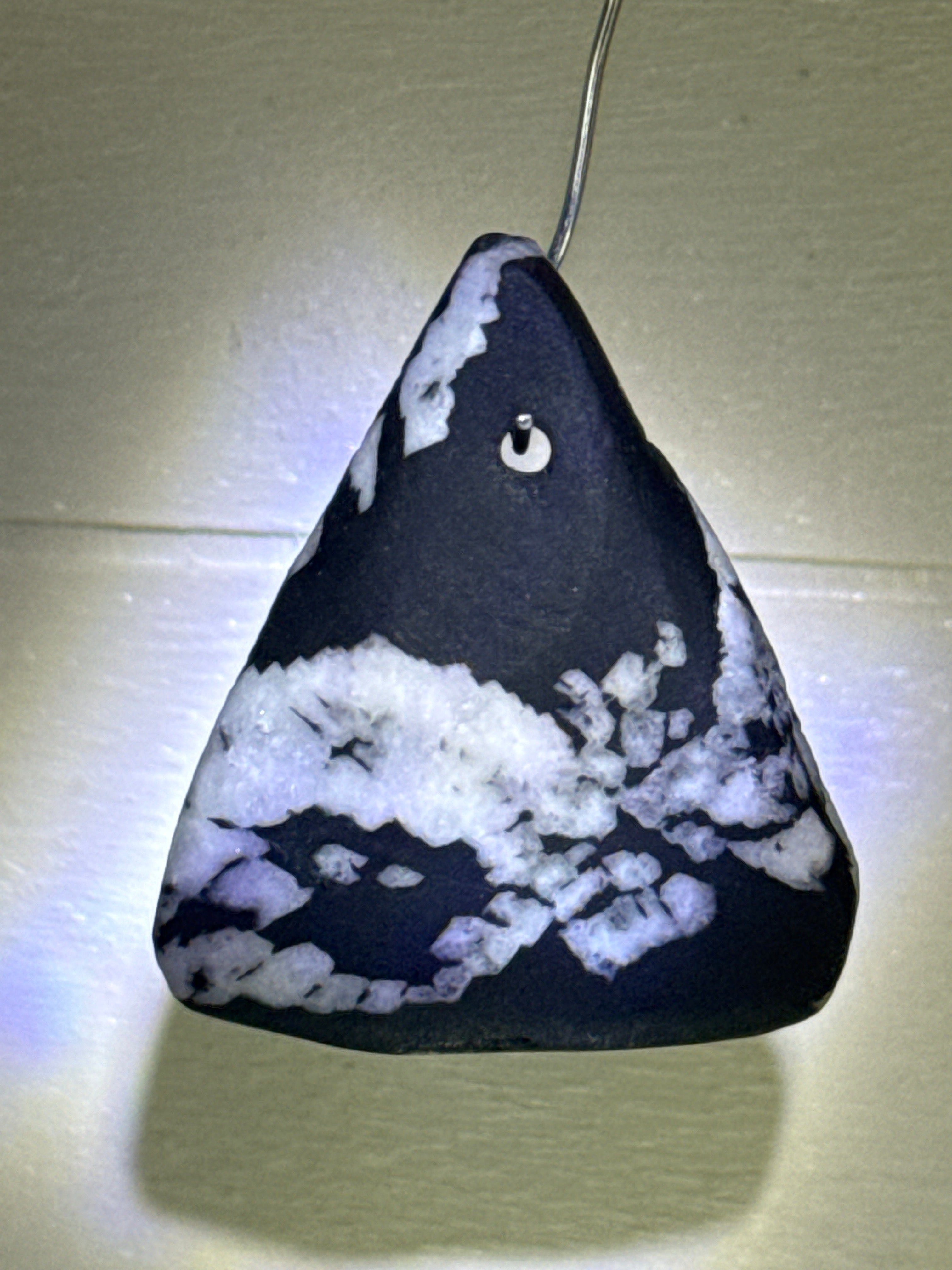 Chrysanthemum Stone Pendant