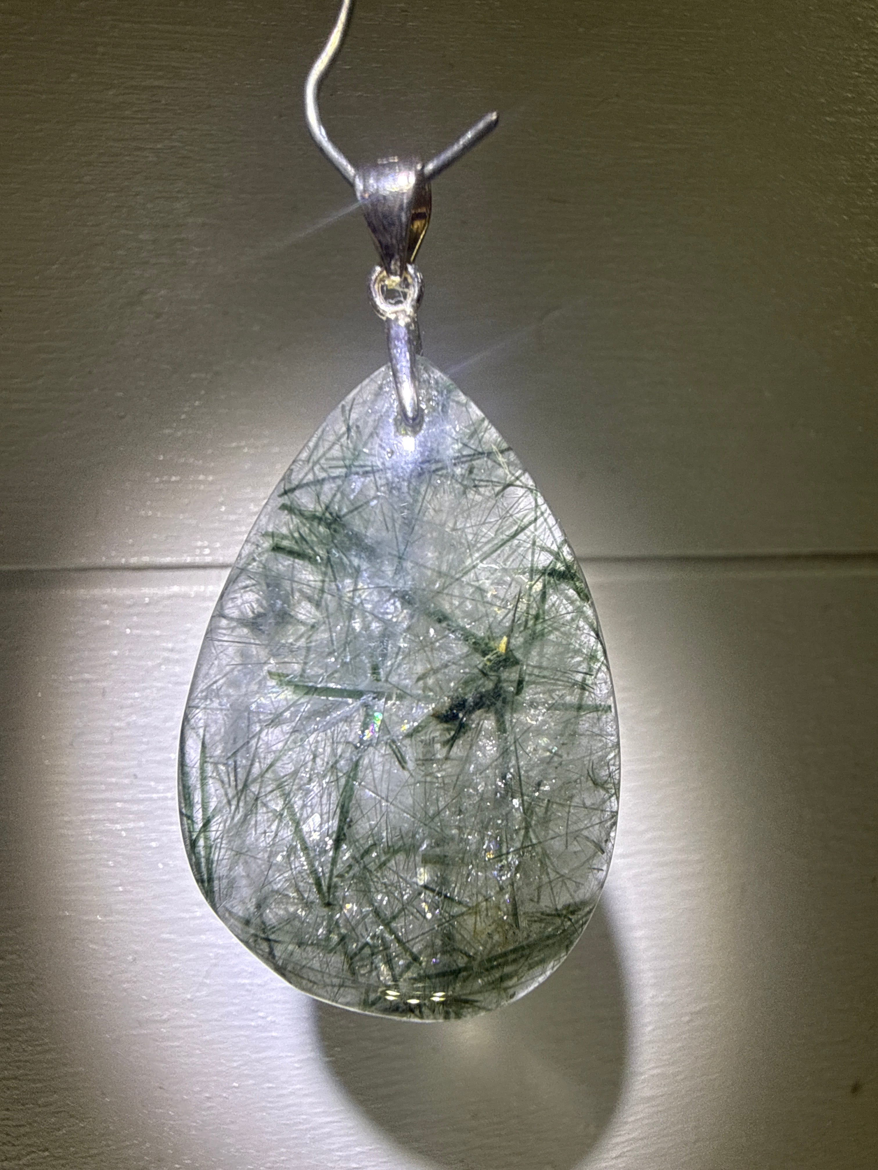 Green Rutile Pendant