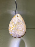 Fossil Coral Pendant