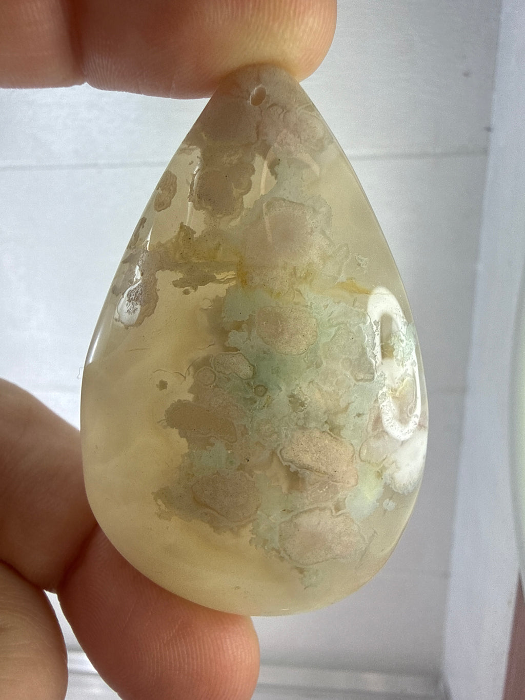 Flower Agate Pendant