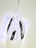 Black Tourmaline in Quartz Pendant
