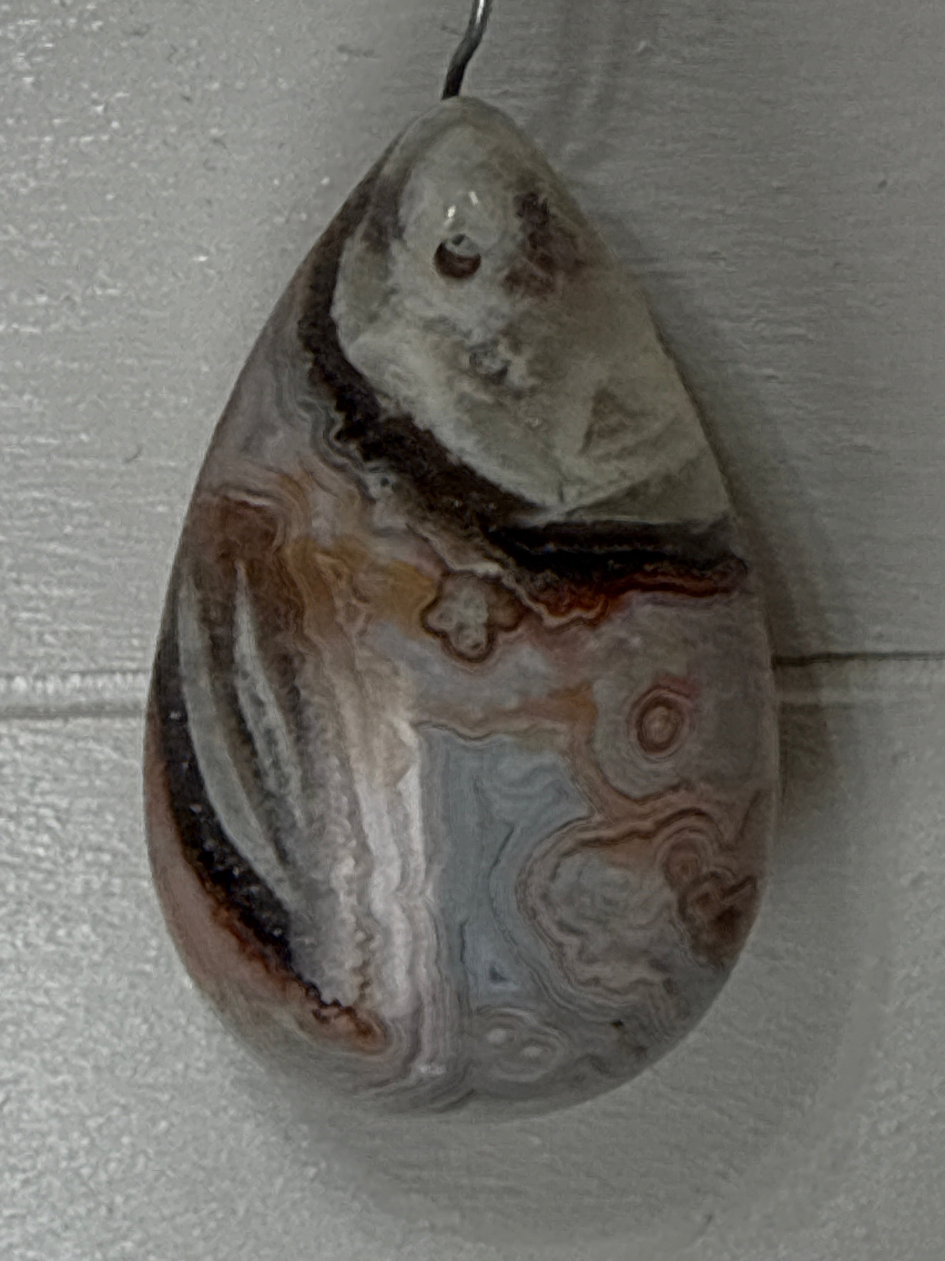 Mexican Lace Agate Pendant