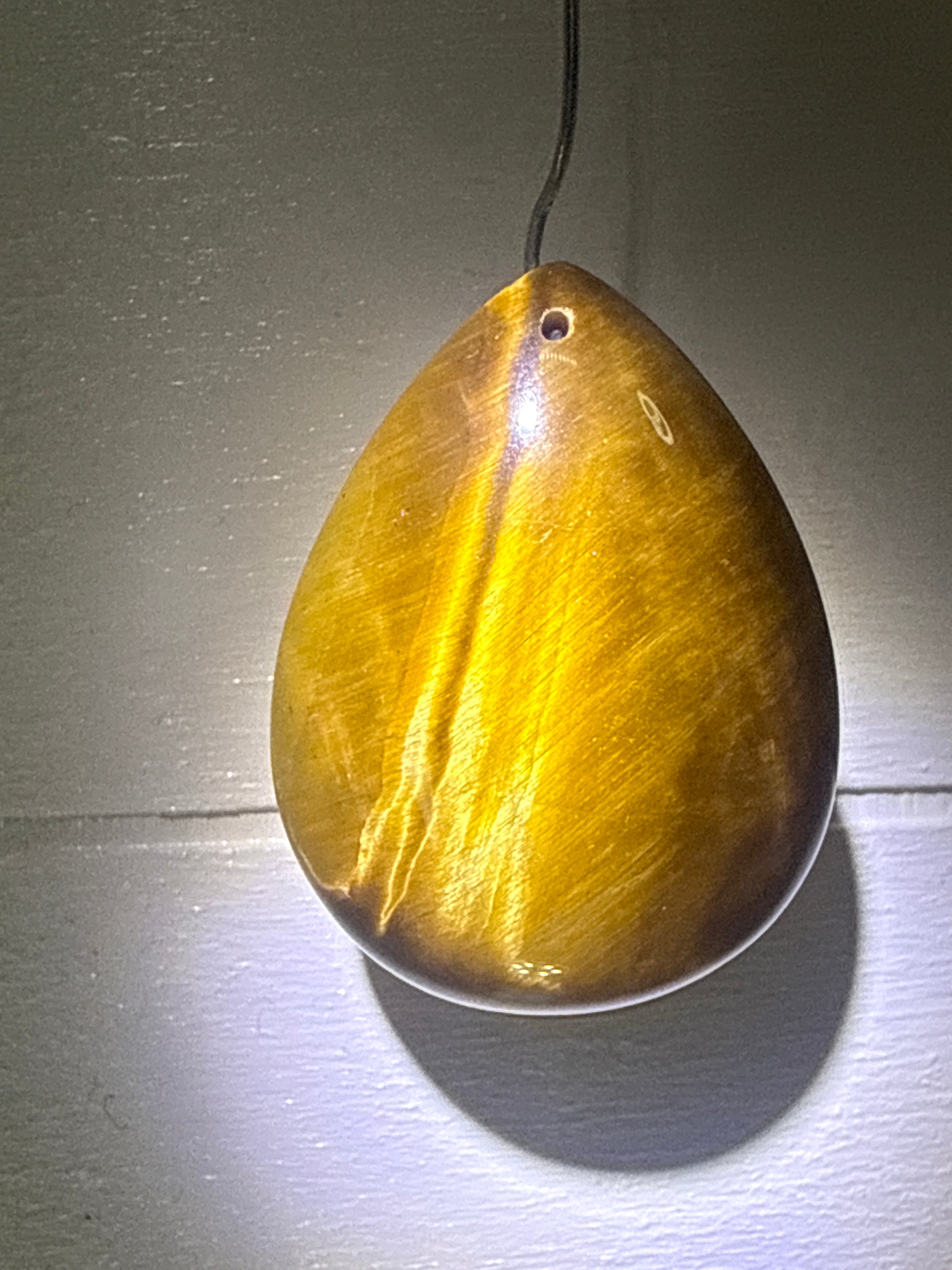 Gold Tigers Eye Pendant