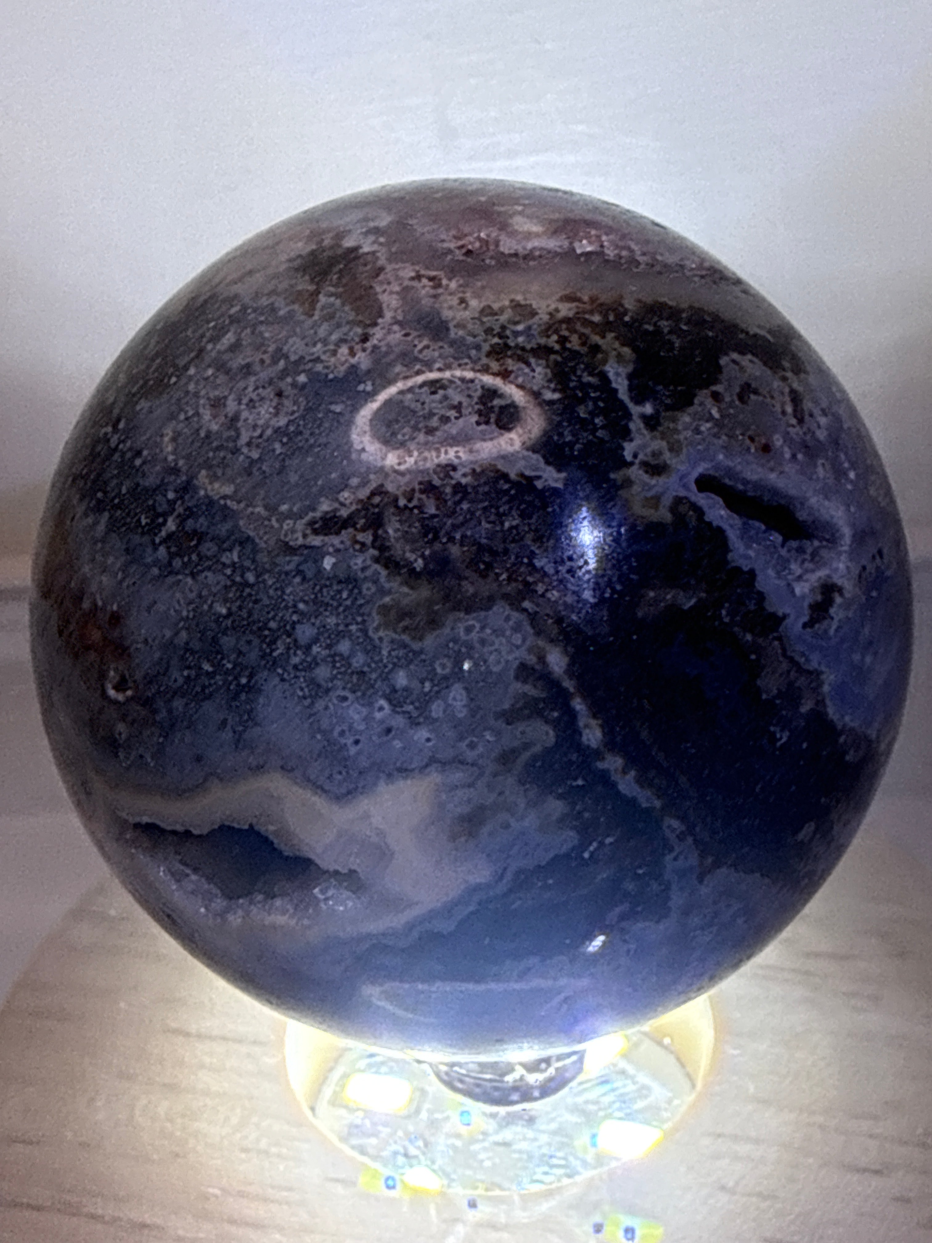 Ocean Jasper Druzy Sphere
