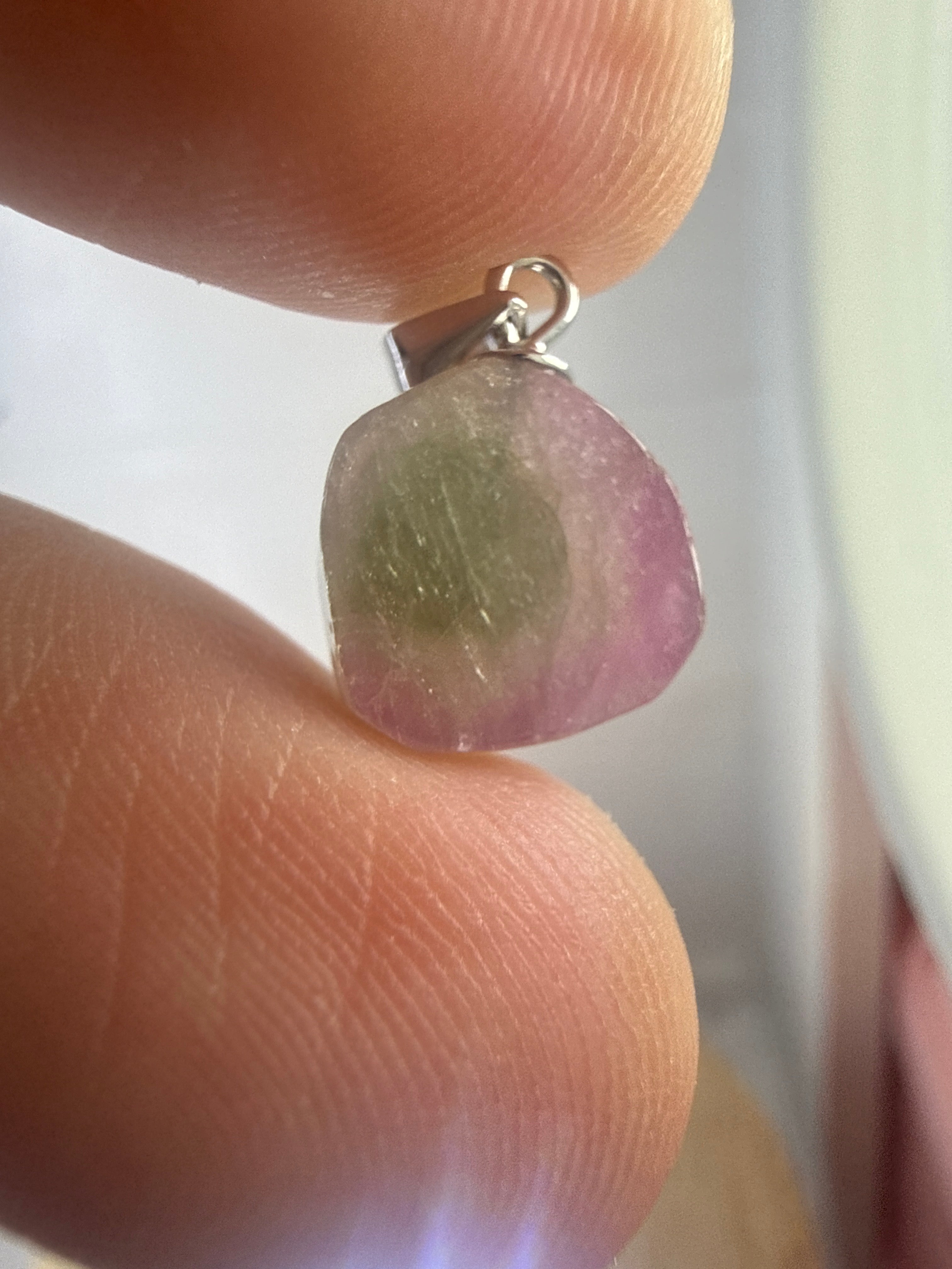 Watermelon Tourmaline Pendant