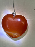 Carnelian Heart Pendant