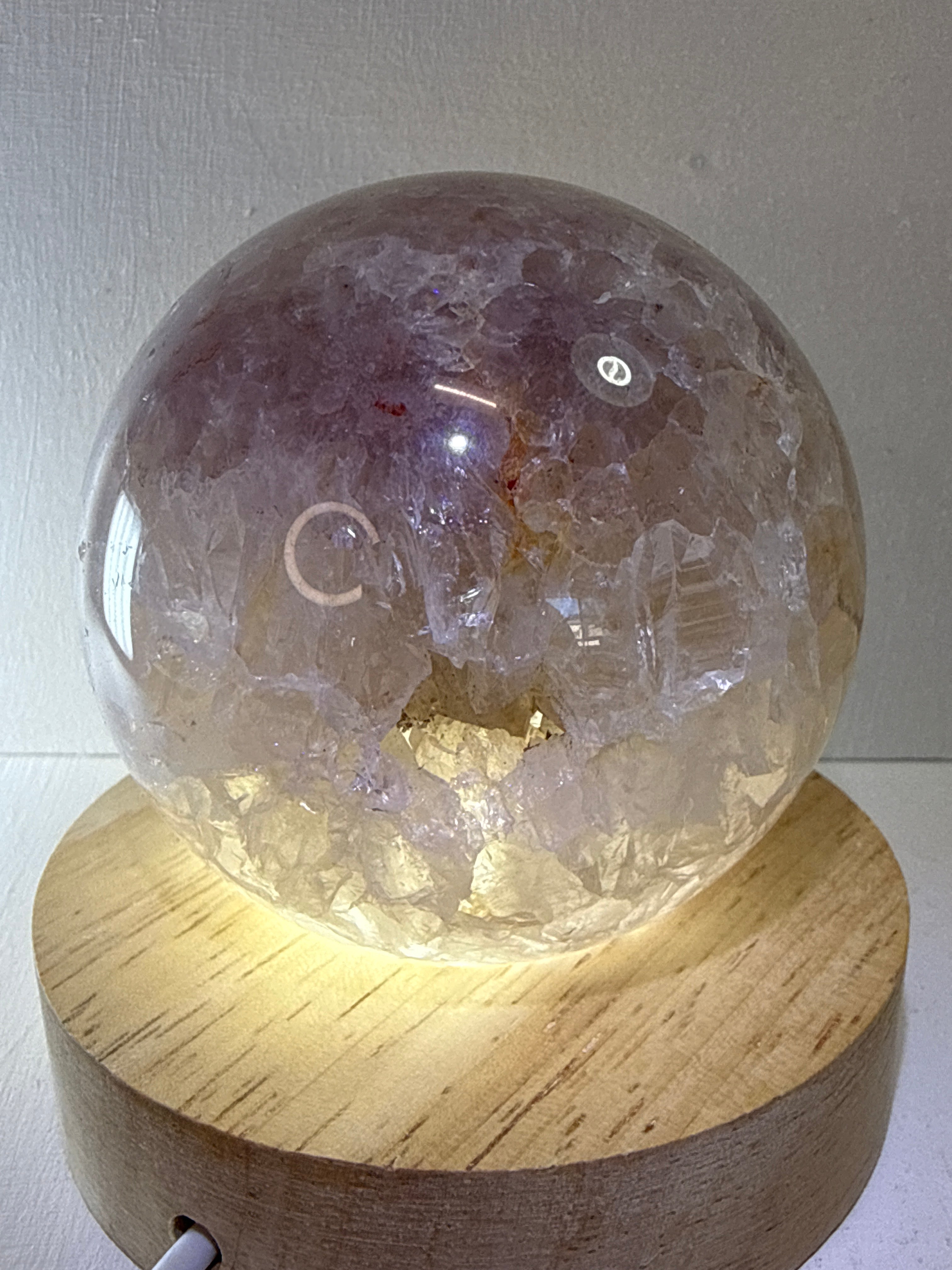 Pink Amethyst Sphere