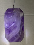 Faceted Dream Amethyst Pendant
