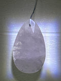 Faceted Rose Quartz Pendant