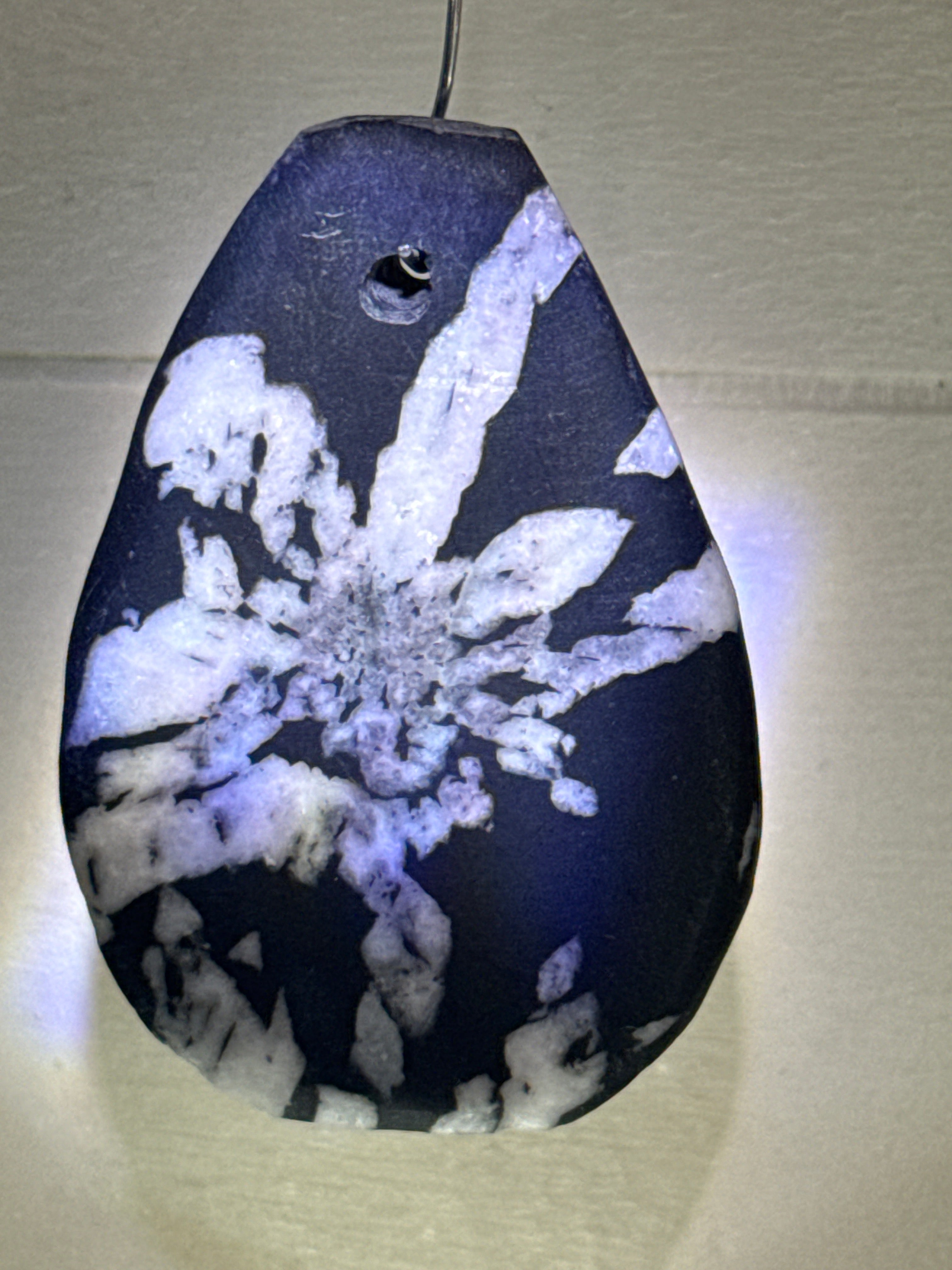 Chrysanthemum Stone Pendant