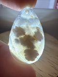 Faceted Flower Agate Pendant