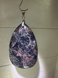 Garnet and Astrophyllite Pendant