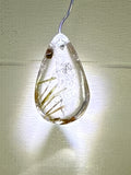 Green Tourmaline in Quartz Pendant
