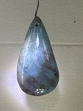 Red Spot Larimar Pendant