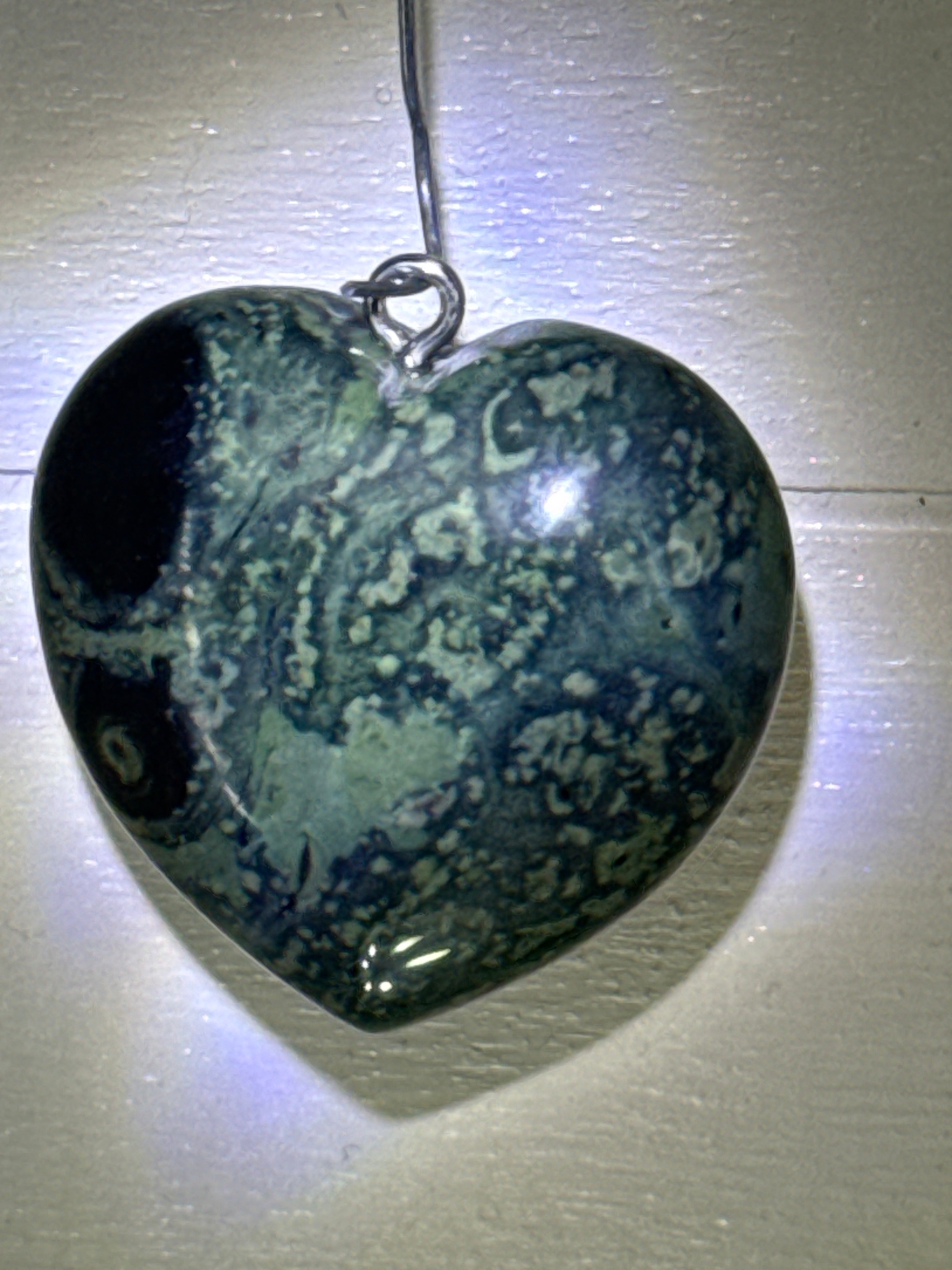 Kambaba Jasper Heart Pendant