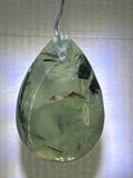 Prehnite with Epidote Pendant